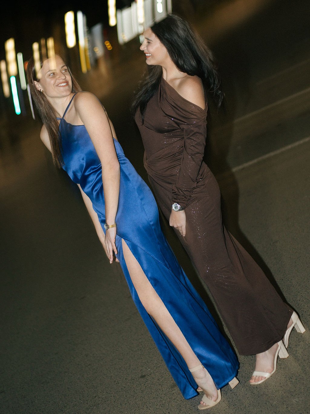 Backless blue photo 4