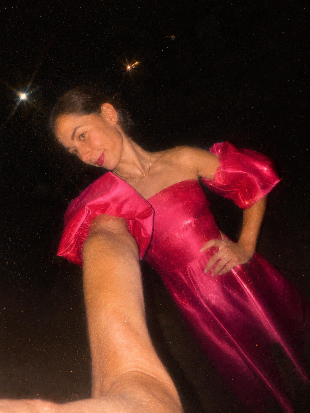 Pink Puffy sleeves